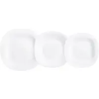 Luminarc Service de table Carine Neo Blanc 18 pièces Service de table Vaisselle Assiette