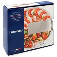 Luminarc - Plat À Gratin Diwali Blanc Verre (3 Pcs)