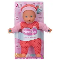 Big Buy Cooking Nenuco - Jouet doux 3 fonctions, fait des bruits de bébé, pour les enfants à partir de 10 mois (Famosa 700014881) NENUCCO