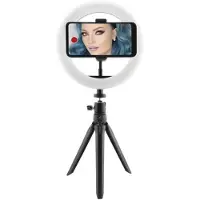 Ksix STUDIO PHOTO ANNEAU LED AVEC TREPIED