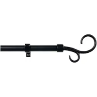 Stor Planet Rod Curtain Staff 110-200 Cm Noir