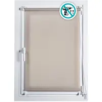 Stor Planet Clip And Fix 120x180 Cm Roller Blind Beige