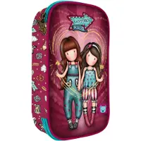 Santoro Trousse à crayons pliable 4 pièces avec accessoires