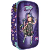 GORJUSS Trousse à crayons Up and away Violet (45 pièces)
