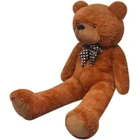 vidaXL Ours en peluche peluche brun 170 cm