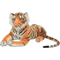 vidaXL Tigre peluche brun XXL