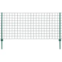 vidaXL Clôture métallique acier 20 x 1,5 m vert