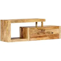vidaXL Armoire TV 120x30x40 cm en bois massif de manguier