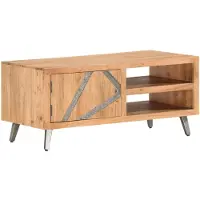 vidaXL Table basse 90x45x40 cm Bois d'acacia massif