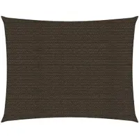 vidaXL Voile d'ombrage 160 g/m² Marron 3x4 m PEHD