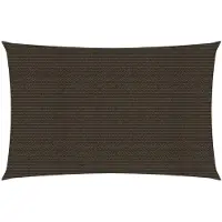 vidaXL Voile d'ombrage 160 g/m² Marron 4x6 m PEHD