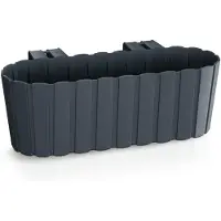 Prosperplast Flowerpot Boardee, Ø 38.3 x 21.2 cm, anthracite (38.30 x 13 cm)