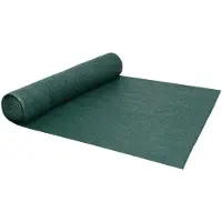 vidaXL Panneau de clôture vert 1x10 m HDPE 150 g/m