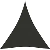 vidaXL Voile de parasol Tissu Oxford triangulaire 5x7x7 m Anthracite