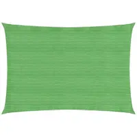 vidaXL Voile d'ombrage 160 g/m² vert clair 3,5x5 m HDPE