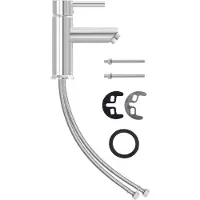 vidaXL Robinet de lavabo Chromé 130x176 mm