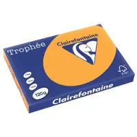 Clairefontaine Orange A3 Papier couleur 120 g/m² (250 feuilles)