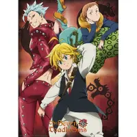 Your Decoration Seven Deadly Sins - Ban, King & Meliodas (52 x 38 cm)