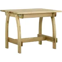 vidaXL Table de jardin 110x74x75 cm Bois de pin imprégné
