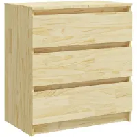 vidaXL Table de chevet 60x36x64 cm Bois de pin massif