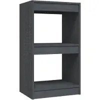 vidaXL Bibliothèque Gris 40x30x71,5 cm Bois de pin massif