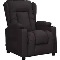vidaXL Fauteuil relax noir similicuir