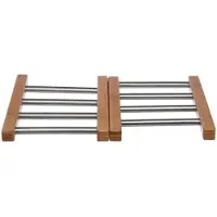 5 Five Potier Bambou Inox - extensible