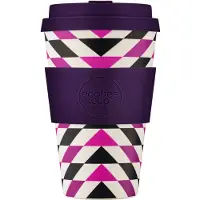 Ecoffee Cup Coffee to go, gobelet réutilisable - Fancy Wang, Tasse, Multicolore, Blanc, Noir, Violet, Pink