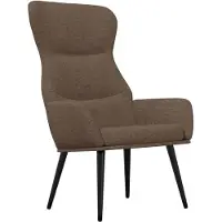 vidaXL Fauteuil relax Taupe Tissu