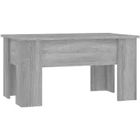 vidaXL Table basse Gris Sonoma 79x49x41 cm Bois composite
