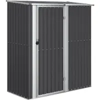 vidaXL Abri de jardin Anthracite 180,5x97x209,5 cm Acier galvanisé