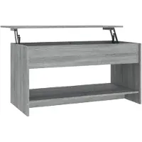 vidaXL Table basse Gris Sonoma 102x50x52,5 cm Bois composite