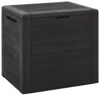 vidaXL Coffre de jardin Marron 58,5x46x55 cm Polypropylène