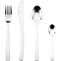 JJA SG Secret de Gourmet Set de couverts Olympe 24 pcs, Couverts pour 6 personnes, acier inoxydable, 134859