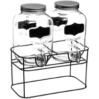 Secret De Gourmet Distributeur de boissons double, Distributeur de boissons, Transparent