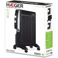 Haeger Mh-15b.007a Radiator Argenté One Size / EU Plug 220V