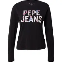 Pepe Jeans Luna Long Sleeve T-shirt Noir XS Femme