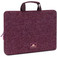 Rivacase Housse pour ordinateur portable avec poignées, rouge bourgogne (14.02"), Sac pour notebook, Rouge