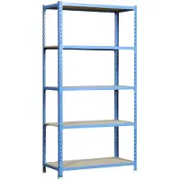 Simon Rack Maderclick Plus 5/500 Metal Shelf Bleu