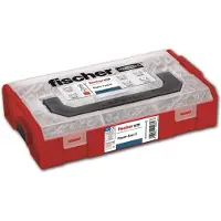 Fischer Group Fpfii Fixtainer 558778 Countersunk Cross Head Screw 700 Units Rouge