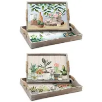 Sublime Market Connect Tablettset 40 x 30 x 6 cm Holz MDF (2 Stück)