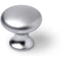 Rei Boutons Meuble Chromé Mat ø25mm Design Moderne, Prise En Main Confortable -