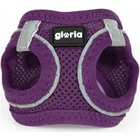 Gloria Harnais pour chien Air Mesh Trek Star Réglable Violet (18-20 cm)