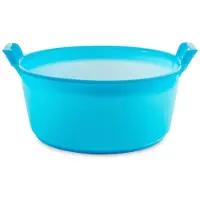 EDM Panier a linge - 77482 - Barbosa Ronde 14 L/40 cm Bleu 6412 40 x 20,8 cm - UNIVERSEL