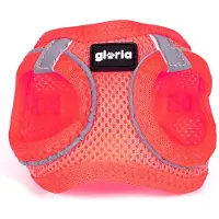 Gloria Harnais pour chien Air Mesh Trek Star Réglable Rose (18-20 cm)