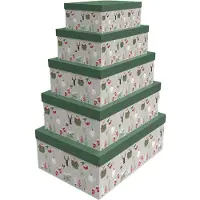 DKD Home Decor Ensemble de boîtes, standard