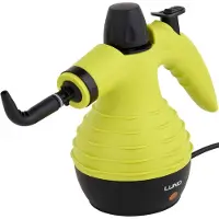 LUND Nettoyeur vapeur manuel professionnel AVEC 6 accessoires - Nettoyeur vapeur - Sécurité enfants - 10 pièces - 900W-1050W - Vert