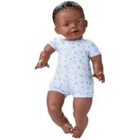 Berjuan Poupée Bébé Africaine Nouveau-née 8073 45 Cm