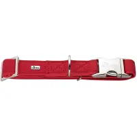 Hunter Collier Softie Alu-Strong réglable en similicuir nubuck (M, Chien)