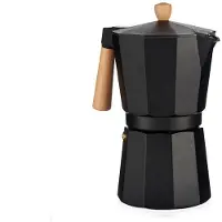 Bigbuy Cafetière Italienne 12 Tasses Bois Aluminium